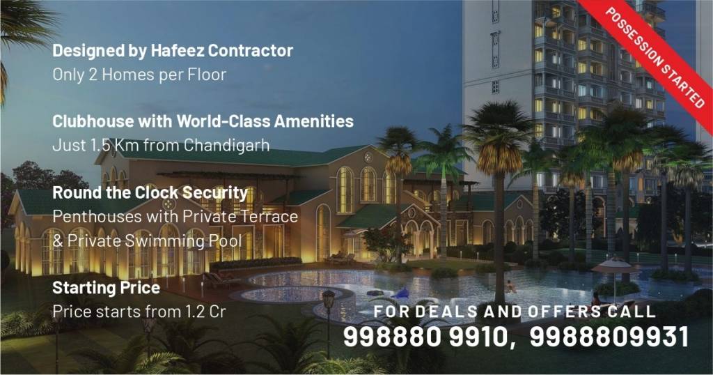 4 BHK flats in Mohali